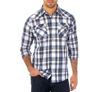 Wrangler Jeans Co Long Sleeve Woven Shirt | Size 2XL